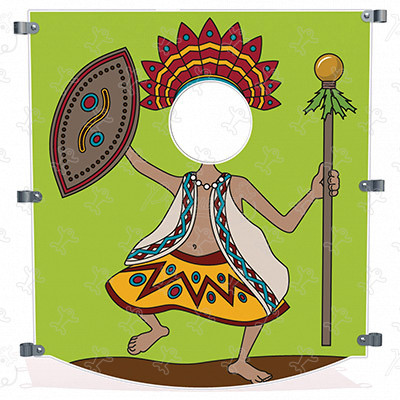 Painel Lúdico Indío