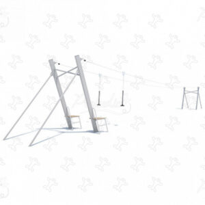 Teleférico Duplo Terreno Plano
