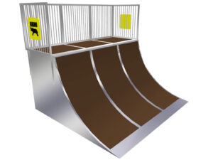 Quarterpipe 3 Secções 1.8