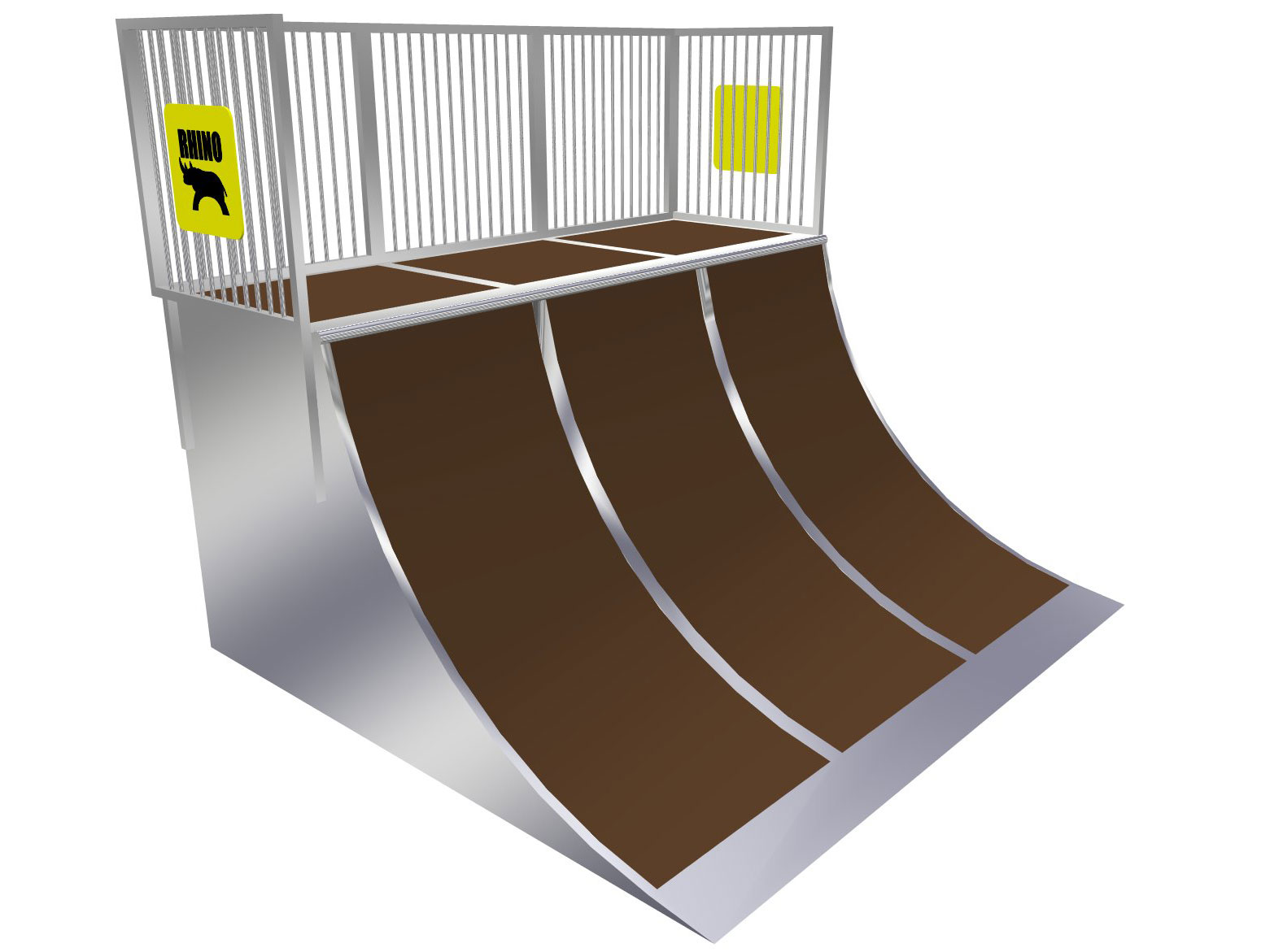Quarterpipe 3 Secções 1.8