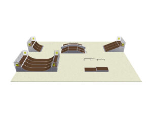 Parque de SkatesPatins e Bicicletas D1