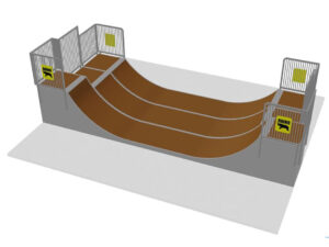 Combinado Halfpipe 3 Secções 1.1-1.5m